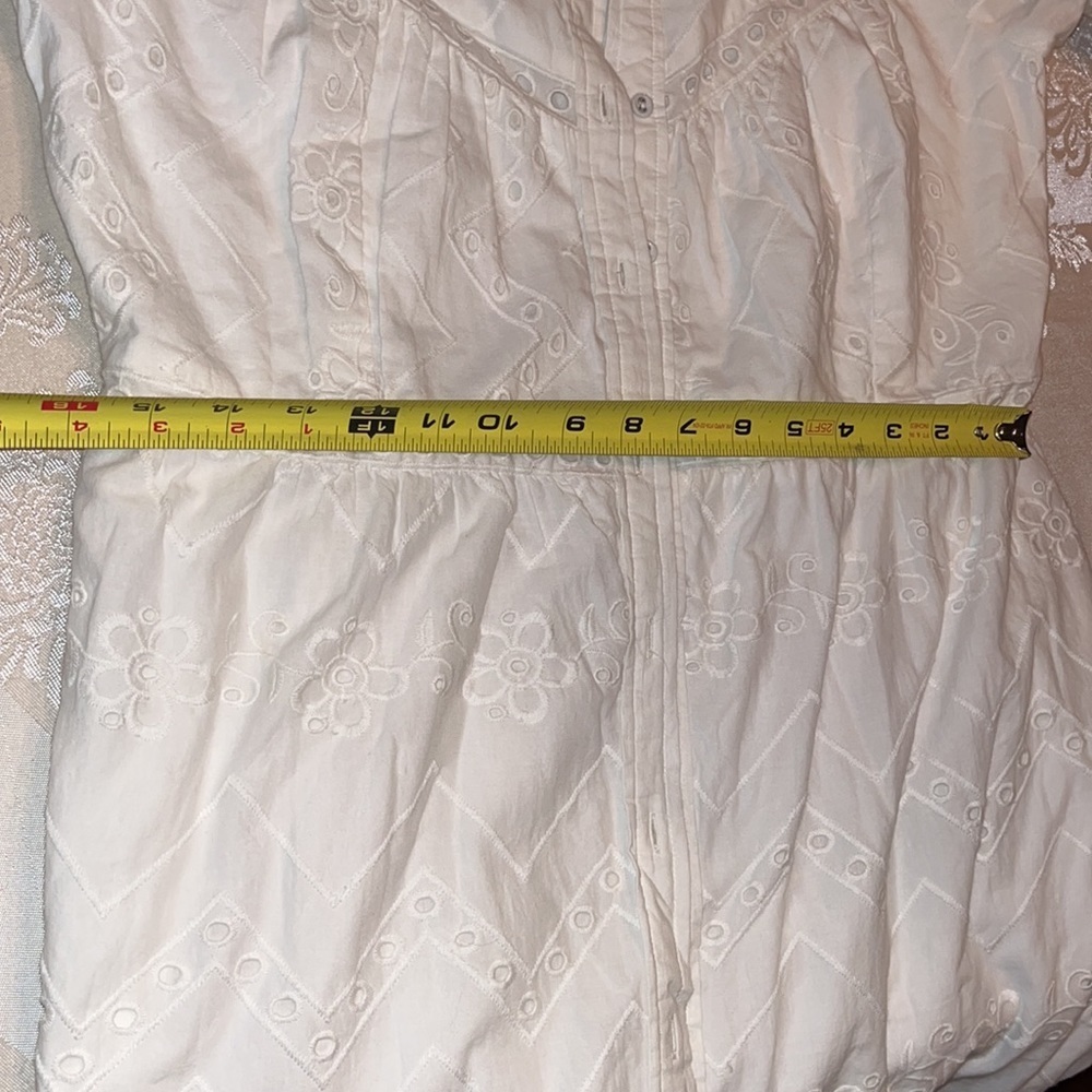 NWT Anthropologie Cymbeline Eyelet Maxi Dress Medium. - Picture 13 of 16